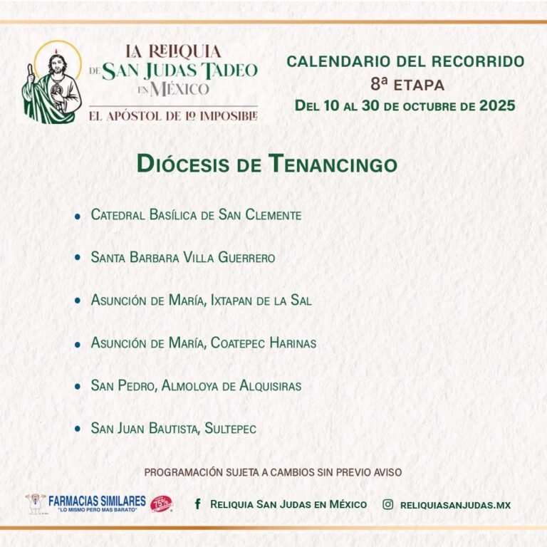 Parroquias Tenancingo